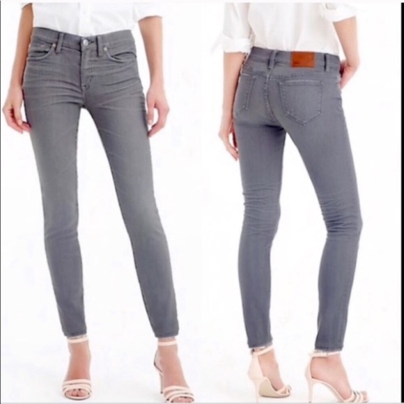 J. Crew Denim - NWOT J. Crew Gray 8” Toothpick Skinny Jeans Sz 27